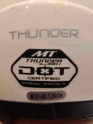 Casco Moto Infantil Blanco