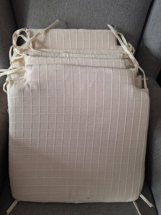 6 Cojines para Sillas Beige