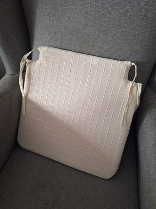 6 Cojines para Sillas Beige