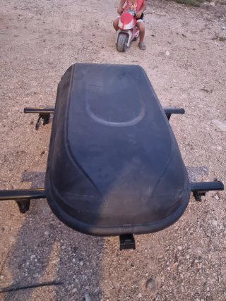 Baúl portaequipajes negro