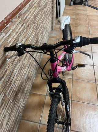 Bicicleta rosa mujer