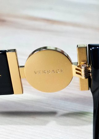 Gafas de Sol Versace Originales Negras y Doradas
