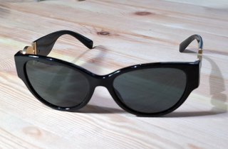 Gafas de Sol Versace Originales Negras y Doradas