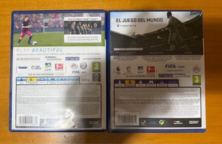 Juegos PS4 FIFA 18 y FIFA 16