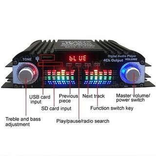 MINI AMPLIFICADOR BT-998 + ALTAVOZ DE 2 VIAS LG