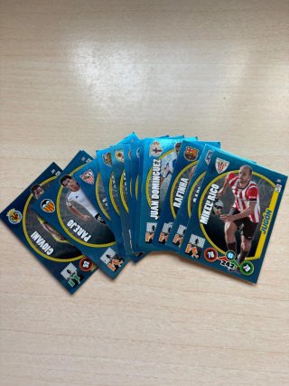 Lote 11 cromos Jugones Adrenalyn 2014-15