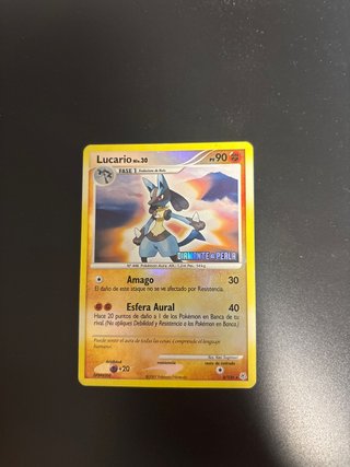 Carta Pokémon Lucario Diamante Perla EX
