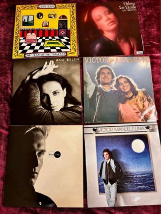 Lote Vinilos Antiguos Música Española a 4 €