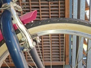 Bicicleta infantil Btwin azul y rosa