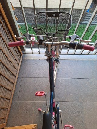 Bicicleta infantil Btwin azul y rosa