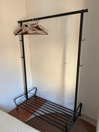 Perchero Ropa Ikea Negro Metal