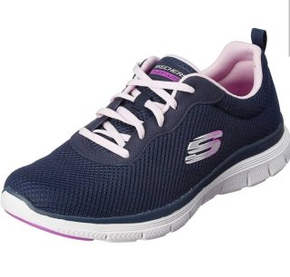 Scarpe Skechers Donna Tg 38 Blu/Rosa