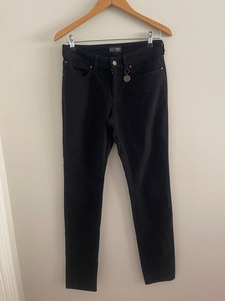 Pantalones Armani Jeans AJ de mujer Talla 29 negro