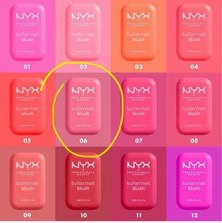 Colorete NYX Buttermelt Blush - Tono 06