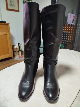 Botas altas negras señora