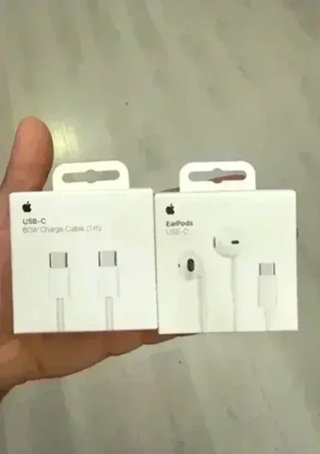 Apple EarPods USB-C + cable USB-C a USB-C 1m 60W