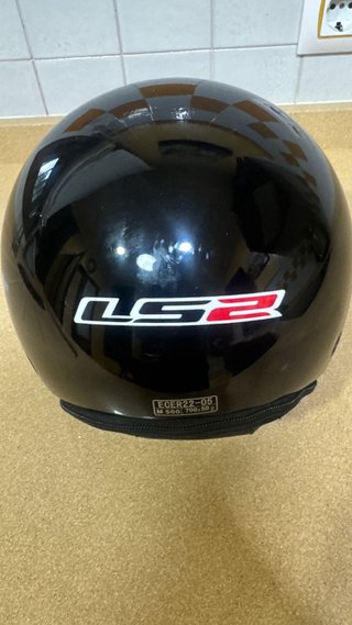 Casco Jet LS2 OF575 Negro