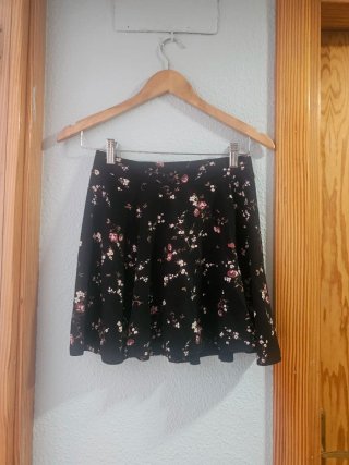 Falda C&A estampada flores