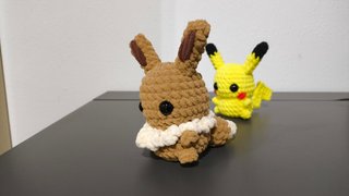 Peluche Eevee Amigurumi Uncinetto