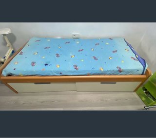 Cama 90x190 con cajón