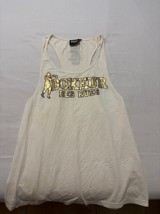 Camiseta tirantes Boxeur Des Rues dorada