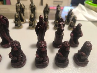 Piezas de ajedrez animadas