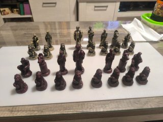 Piezas de ajedrez animadas
