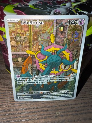 Carta Pokémon Dhelmise Básico 091/084