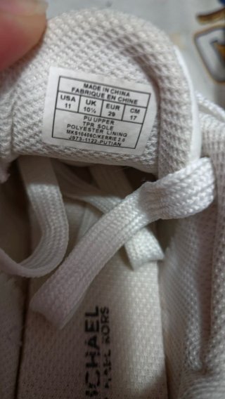 Zapatillas Michael Kors Blancas y Doradas