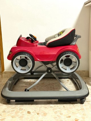 Conjunto andador+trona plegable Jané nueva