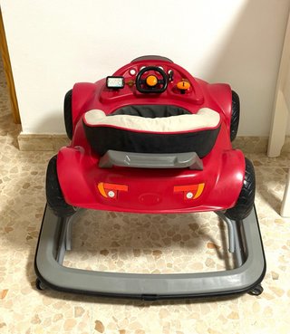Conjunto andador+trona plegable Jané nueva
