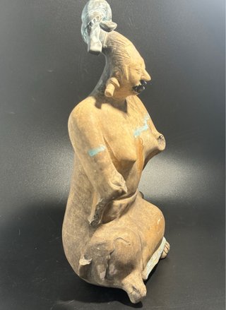 Figura Maya Jaina Mujer Sentada 32cm INAH