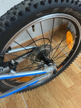 Bicicleta Cube Infantil Plata/Naranja