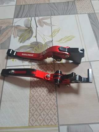 Maneta de freno ZONTES roja