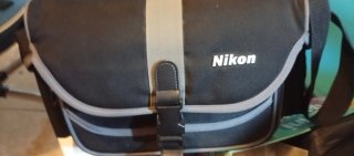 Bolso Nikon Original Negro regalo F50 analógica.