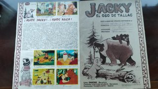 Álbum Cromos Jacky El Oso de Tallac