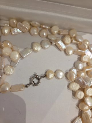 Collar 4 vueltas perlas barrocas. Precio negociabl