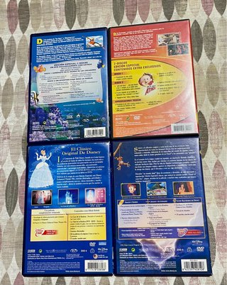 Lote 4 DVDs Disney/Pixar Originales.