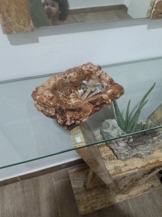 Cuenco de mármol para llaves