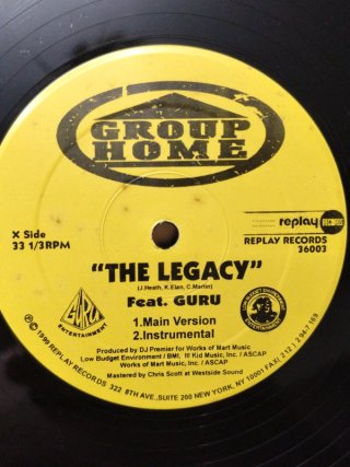Vinilo Rap Group Home - Legacy 12" 1999