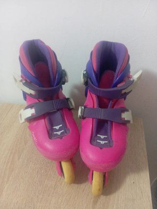 Patines en línea Oxelo rosas talla 26-28