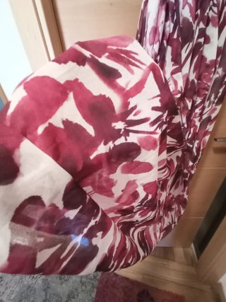 Vestido gasa estampado floral