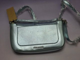 Bolso Steve Madden Azul Metálico