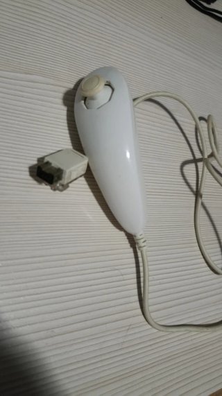 Controller Nunchuk originale Nintendo Wii bianco
