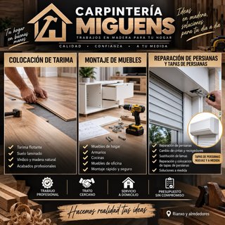 Tarimas y Muebles de Madera