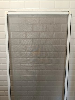 Mosquitera aluminio blanca 165x90