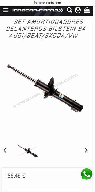 3 unidades Amortiguadores BILSTEIN B4 nuevos.
