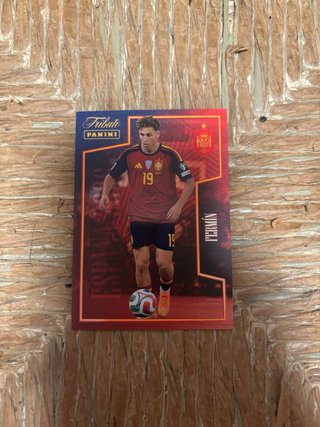 Tarjeta Panini Tributo Fermín España