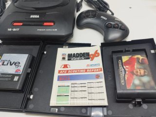 Sega Mega Drive II Consola Negra