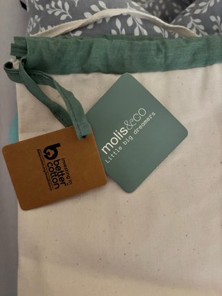 Saco Capazo Invierno Molis&Co Gris Hojas